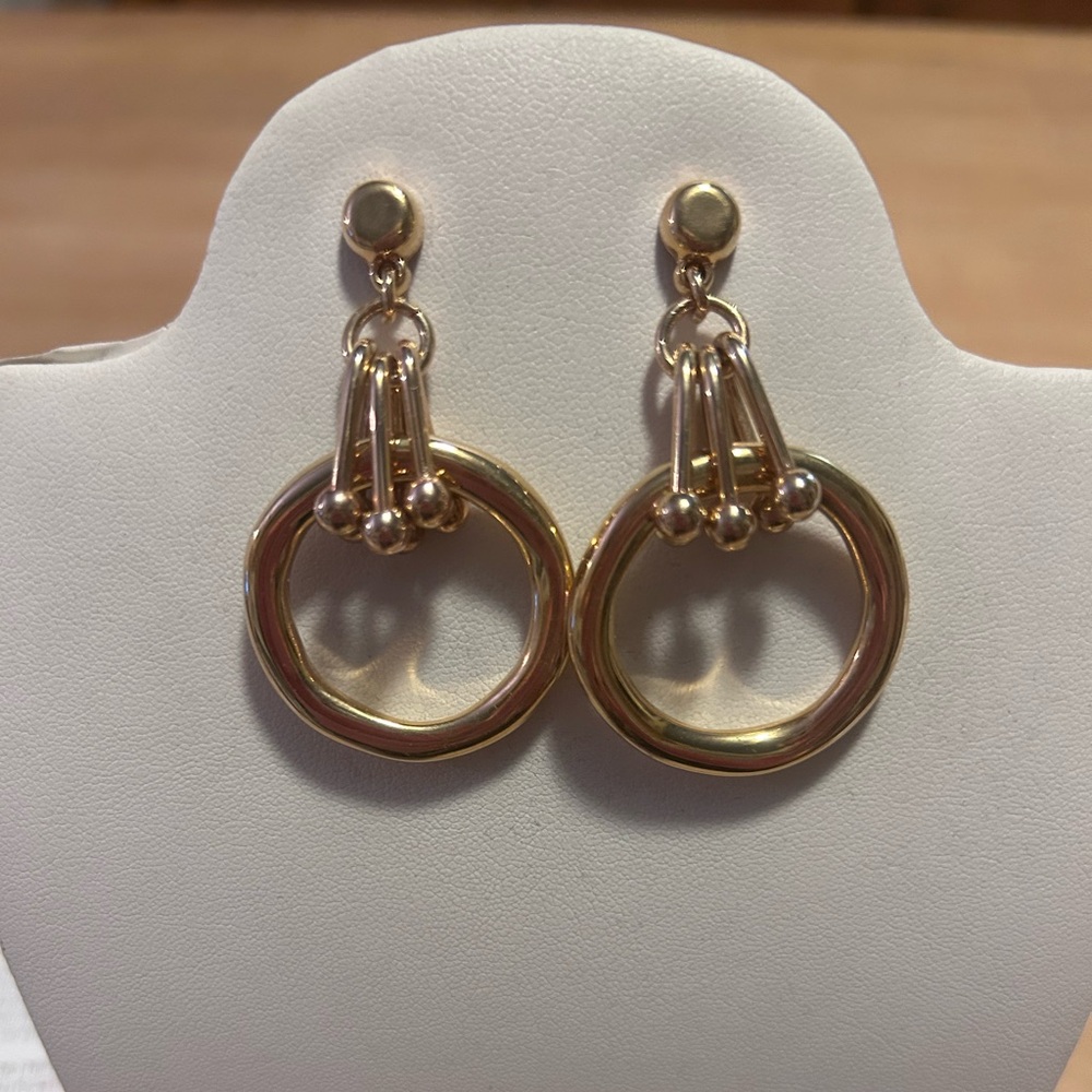 Gold-tone earrings